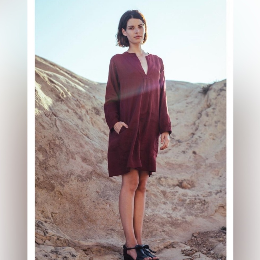 Sugar Candy Mountain Linen Tunic Dress